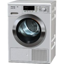 Miele TKG640WP 8kg Heat Pump Condenser Tumble Dryer in White